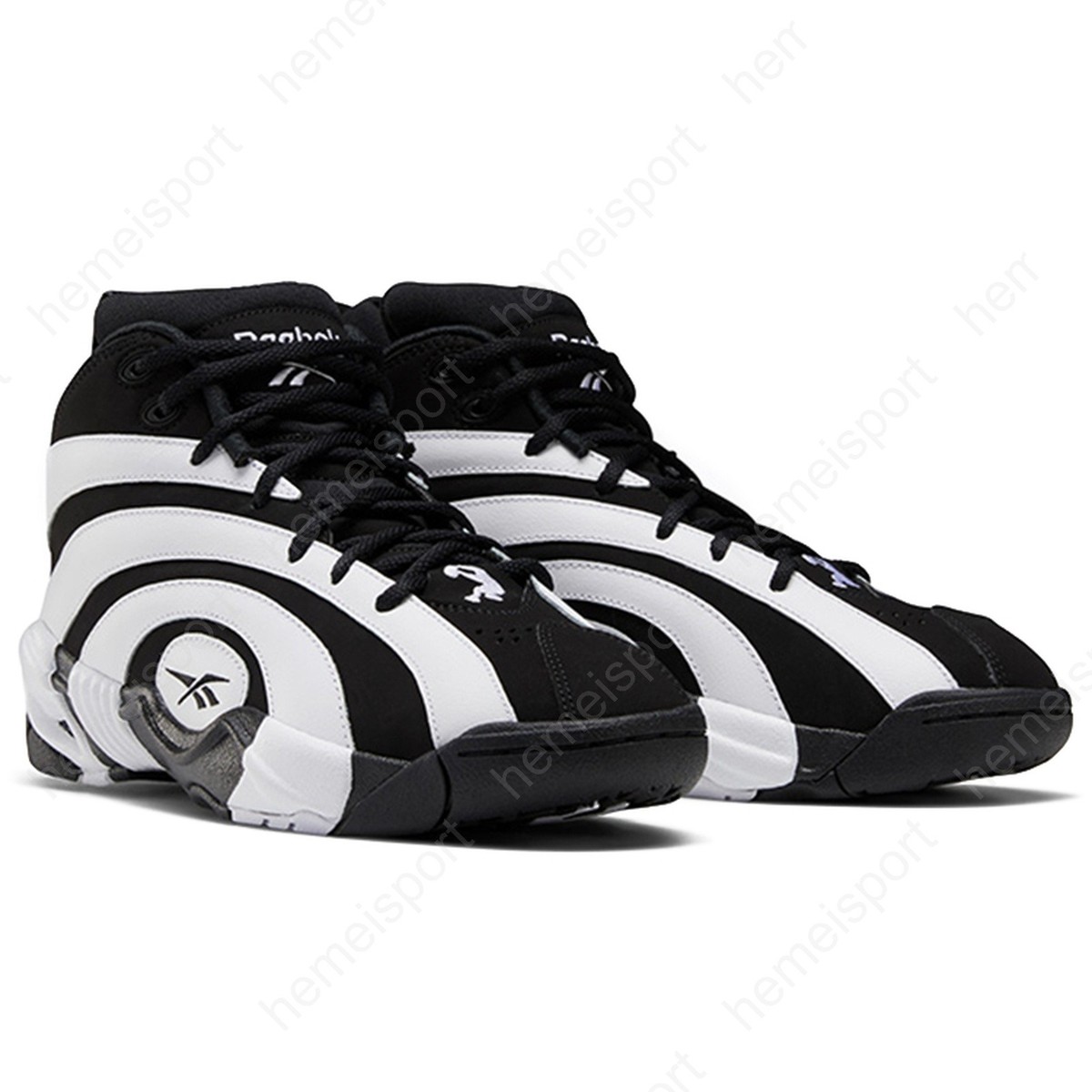 Reebok Shaqnosis Black White FV9284 | eBay