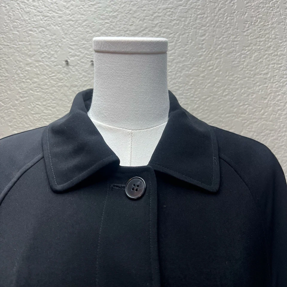 London Fog женщин черный Тренч размер 10P - Изображение 4 из 4