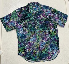 Vintage Guess Georges Marciano Shirt Men s Medium Short Sleeve Button Note