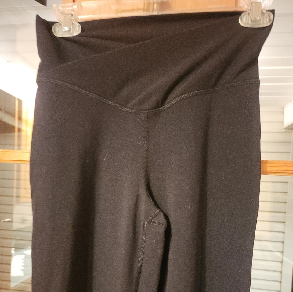 Pantalones PowerChill Super Acampanados Old Navy Mujer Cintura Extra Alta Azul Foto 2 de 4