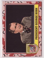 1991 Topps Desert Storm President George Bush #177