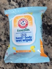 Arm  Hammer Essentials Kids Hands  Face Wet Wipes Monster Mango Scent.