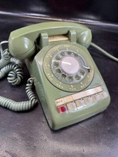 Vtg BELL WESTERN ELECTRIC 565HKM GREEN DESK ROTARY MULTI LINE PHONE