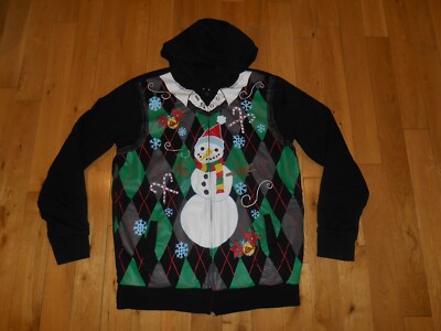 zip up christmas sweater