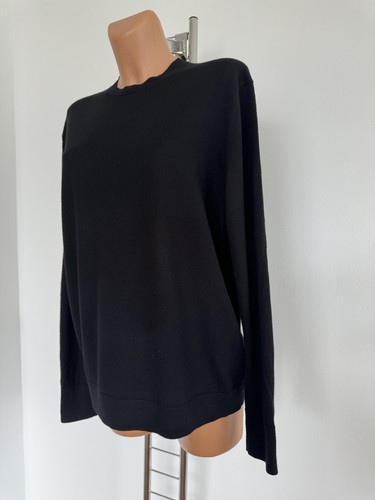 COS Womens 100% Wool Black Jumper Sweater Size M UK10 - Picture 2 of 8