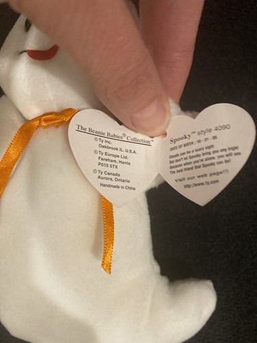 "Nuevo stock antiguo Spooky Beanie Buddies 14"" y Beanie Babies 8""" - Imagen 7 de 8