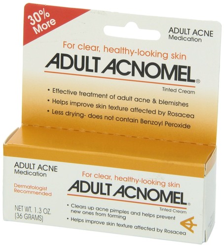 Adult Acnomel Tinted Cream Acne Medication 1.30 Oz 36 G - 第 2/3 張圖片