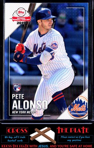 1-2019 Topps National Baseball Card Day RC Pete Alonso New York Mets #18