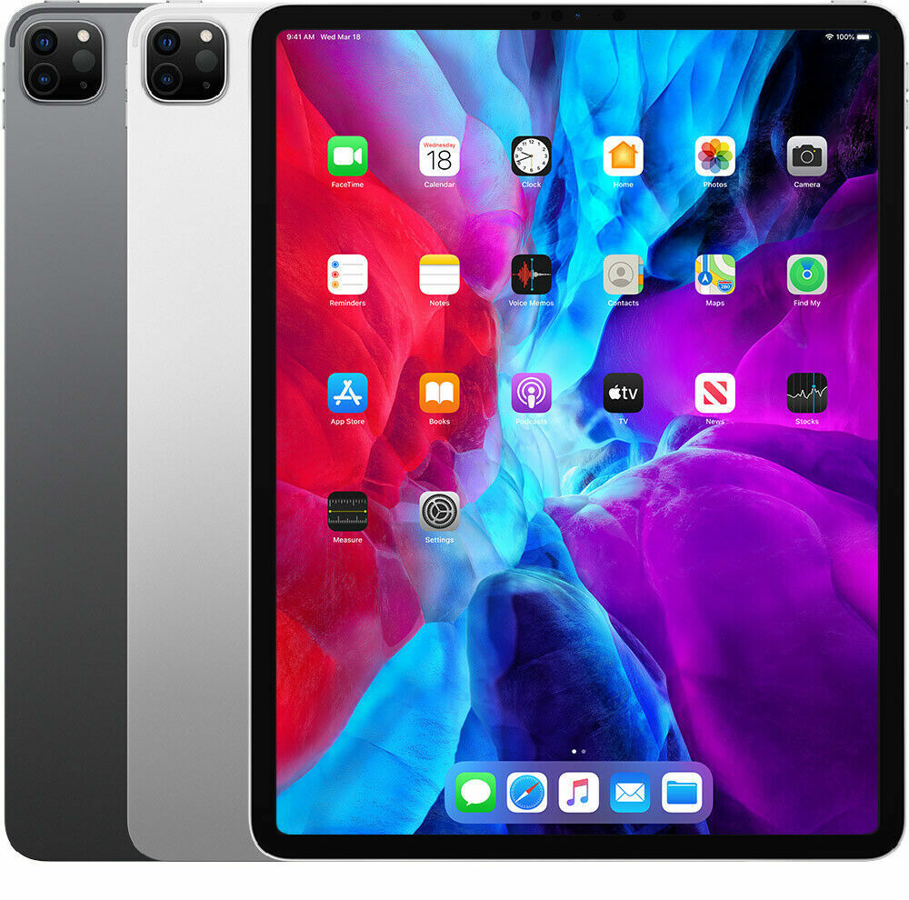 Apple iPad Pro 4th gen A2229, Wi-Fi, 12.9 in - Gray Silver Apple iPad Pro 4th gen A2229, Wi-Fi, 12.9 in - Gray Silver