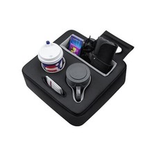 Couch/Car Cup Holder Pillow Leather Back Seat Organizer RV Truck Use Black