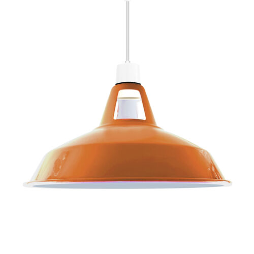 Vintage Metal Lamp Shade Ceiling Light Shades Retro Lampshade Easy Fit Pendant - Picture 29 of 74