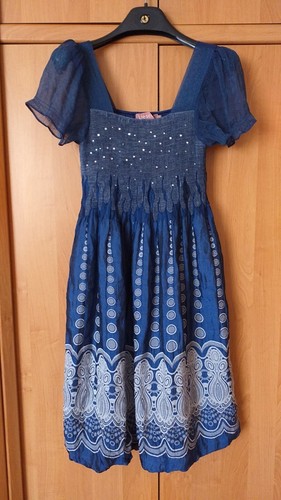 Liesel By Lei Women's Summer Dress Blue 