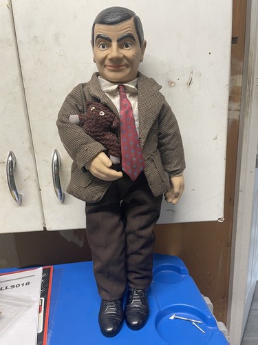 Mr. Bean Rowan Atkinson Doll with Teddy. No Tag, Rare Vintage 1997
