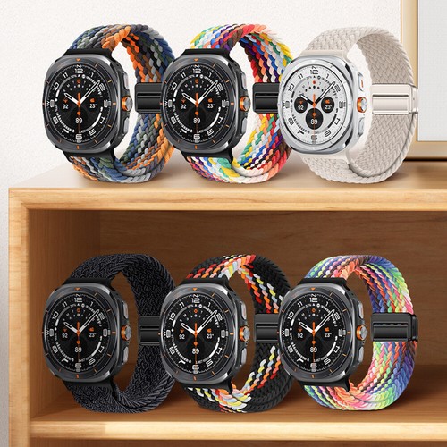 Pour Samsung Galaxy Watch Ultra-Gurt 47 Mm Magnetischer Nylon-Sportarmband- : - Picture 5 of 42
