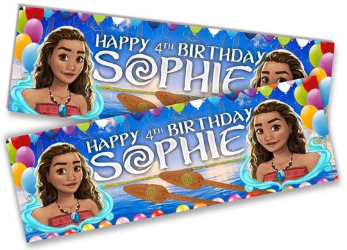 Banner Compleanno Design Personalizzati Mona Bambino Decorazione Festa Bambini 89 - Foto 10 di 16