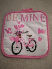 Be Mine Valentine Bicycle Pot Holder Hot Pad 272881