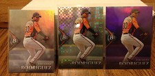 EDUARDO RODRIGUEZ 2014 BOWMAN PLATINUM ROOKIE LOT OF 3. XFRACTOR, PURPLE, BASE 