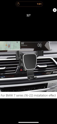 LUNQIN Car Phone Holder,2016-2022 BMW 7 Series,740i,745E,750i,m760i