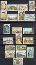 Mauritius Briefmarken Komplett Satz Naturschutz 1976. Gestempelt.