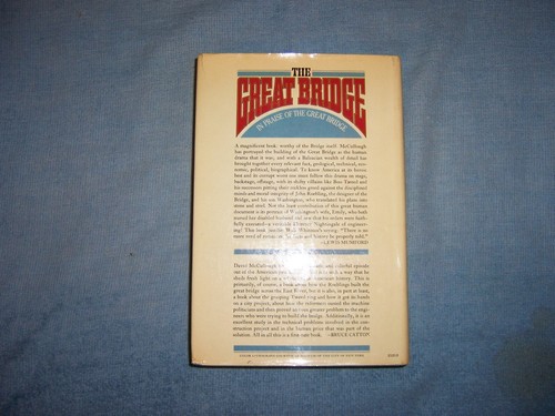 THE GREAT BRIDGE by David McCullough/1st Ed./HCDJ/History/U.S. - Picture 2 of 11