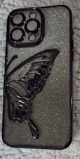 Cell Phone Cover - iPhone 1.5 ProMax Compatible - Glittery Butterfly design