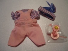Miniworld Baby Born Pink Overall Set HTF