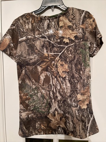UNDER ARMOUR Threadborne Early Season Womens Hunting Short Sleeve Realtree Edge - Picture 3 of 3