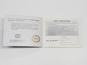 The Krion Conquest Authentic Original NES Nintendo Manual Only