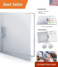 8.5x11 Punchless Clamp Binder with Spring Action - Perfect for Home  Office