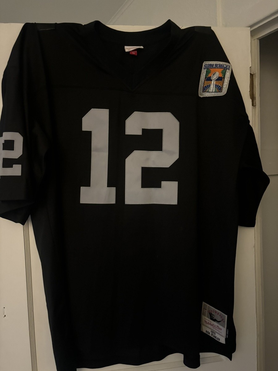 Reebok NFL レイダース 12 ステイブラー 復刻ジャージ 76年モデル Reebok Throwbacks Ken Stabler Nfl Throwback Jerseys Raiders