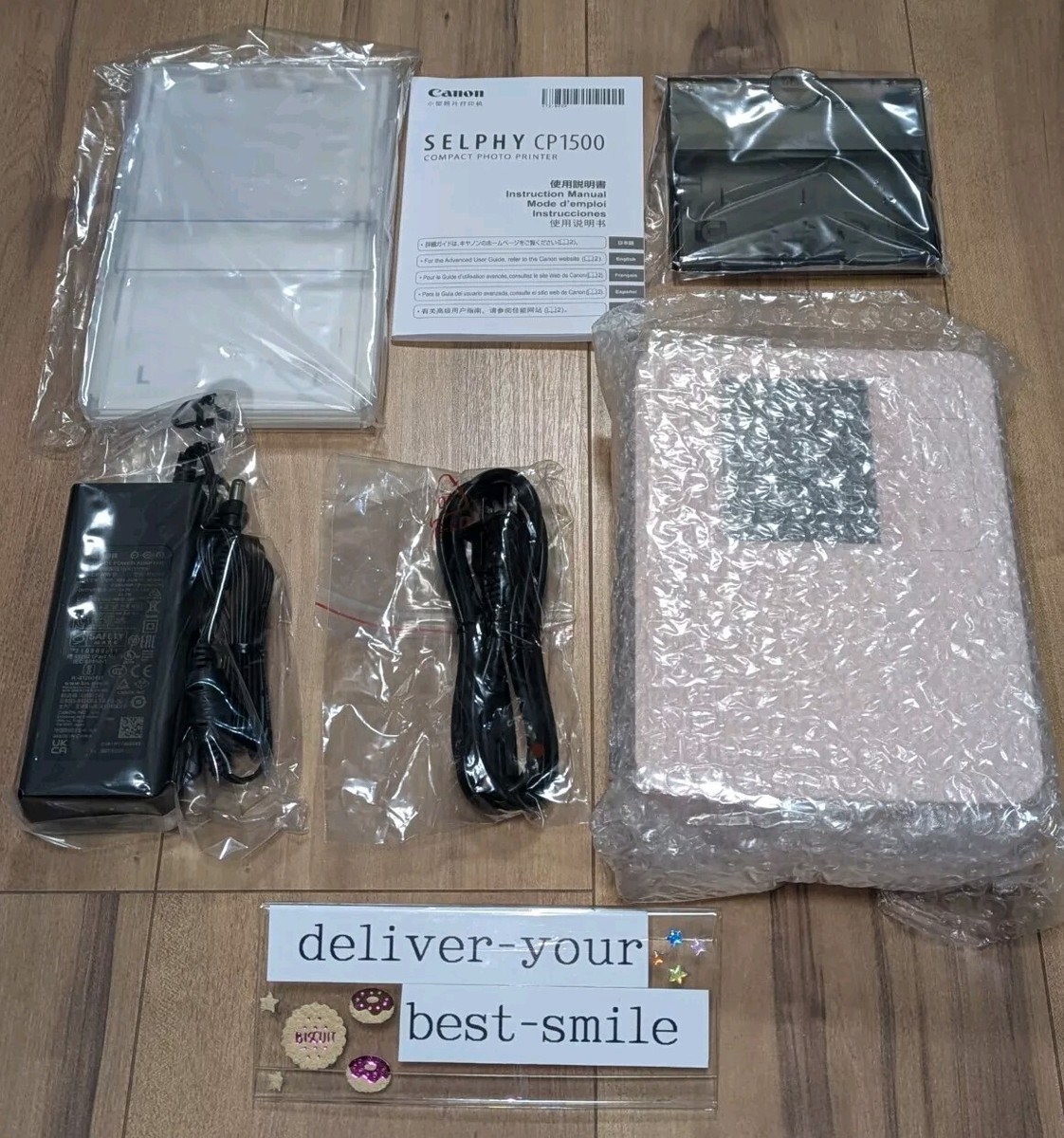 Canon SELPHY CP1500 付属品多数 キヤノン CANON コンパクトフォトプリンター セルフィー ホワイト