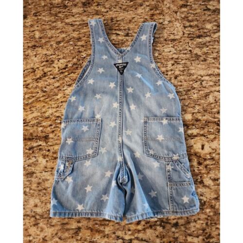 Oshkosh B’Gosh Denim Overalls Size 4T - Picture 2 of 6