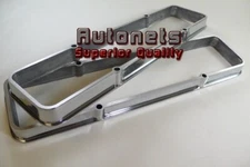 Small Block Chevy Polish Aluminum Valve Cover Spacer riser 1" SBC 305 327 350400