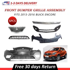 Complete Front Bumper Upper Lower Grille Assembly Fits 2013-2016 Buick Encore