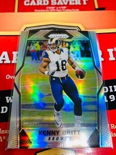 KENNY BRITT PATRIOTS MINT PRIZMS SILVER REFRACTOR SP 2017 PANINI PRIZM v322