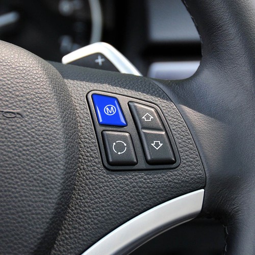For BMW 3 Series E90 E92 E93 M3 Car Steering Wheel M Mode Switch Button Blue - Picture 8 of 13