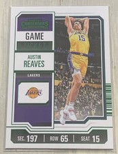 Austin Reaves - 2023-24 Panini Contenders Basketball GREEN Game Ticket - #15