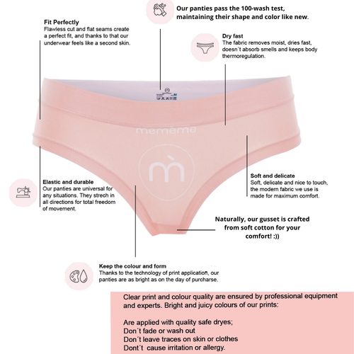 mememe COMIC FANS - Pink - PANTY for Women - Picture 11 of 24