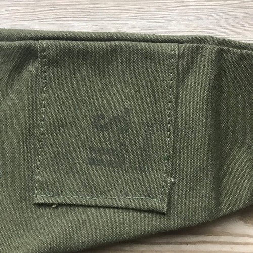 U.S. M1 Carbine Canvas Carry Case - Army OD Green - Waldes Zipper -Reproduction - Picture 11 of 13