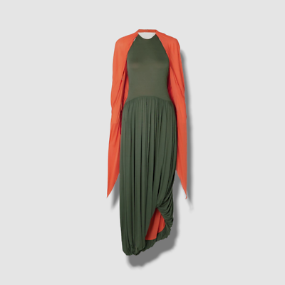 slim fit dress slacks Runway Dress in Green main image 1
