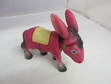 VINTAGE PINK JAPAN CELLULOID BOBBING HEAD DONKEY TOY  S-553