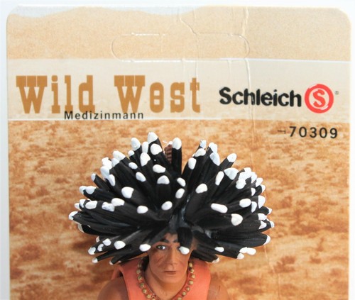 NEW Schleich Wild West Medicine Man Figure Native American 70309 2009? Retired - Picture 2 of 5
