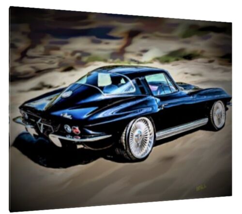 Framed Canvas Giclee Print C2 Corvette Original by BRPauL Wall Art 20"x24" - Picture 2 of 5