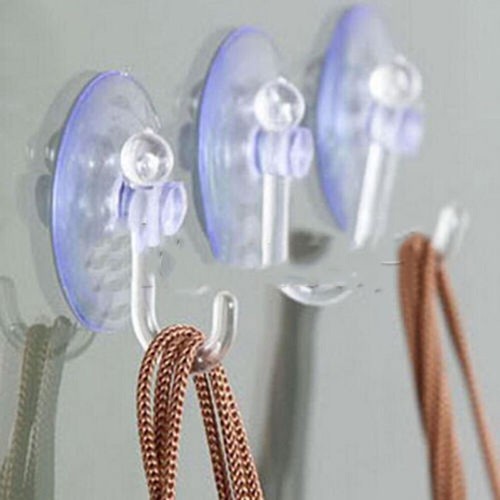 Rubber Suction Cups Sucker Window Wall Kitchen Bathroom Hook Hanger 3.5cm NEW - Picture 8 of 9