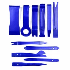 11pcs Trim Removal Tool Kit Trimmer Set Car Puller Door Pry Clip Plier Remover