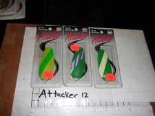Attacker Spoons WALLEYE BASS TROUT NY USA MAG CASTING TROLLING HEAVY DUTY #12