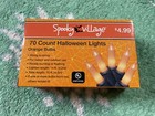 Spooky Village 70 Count Orange Halloween Lights 