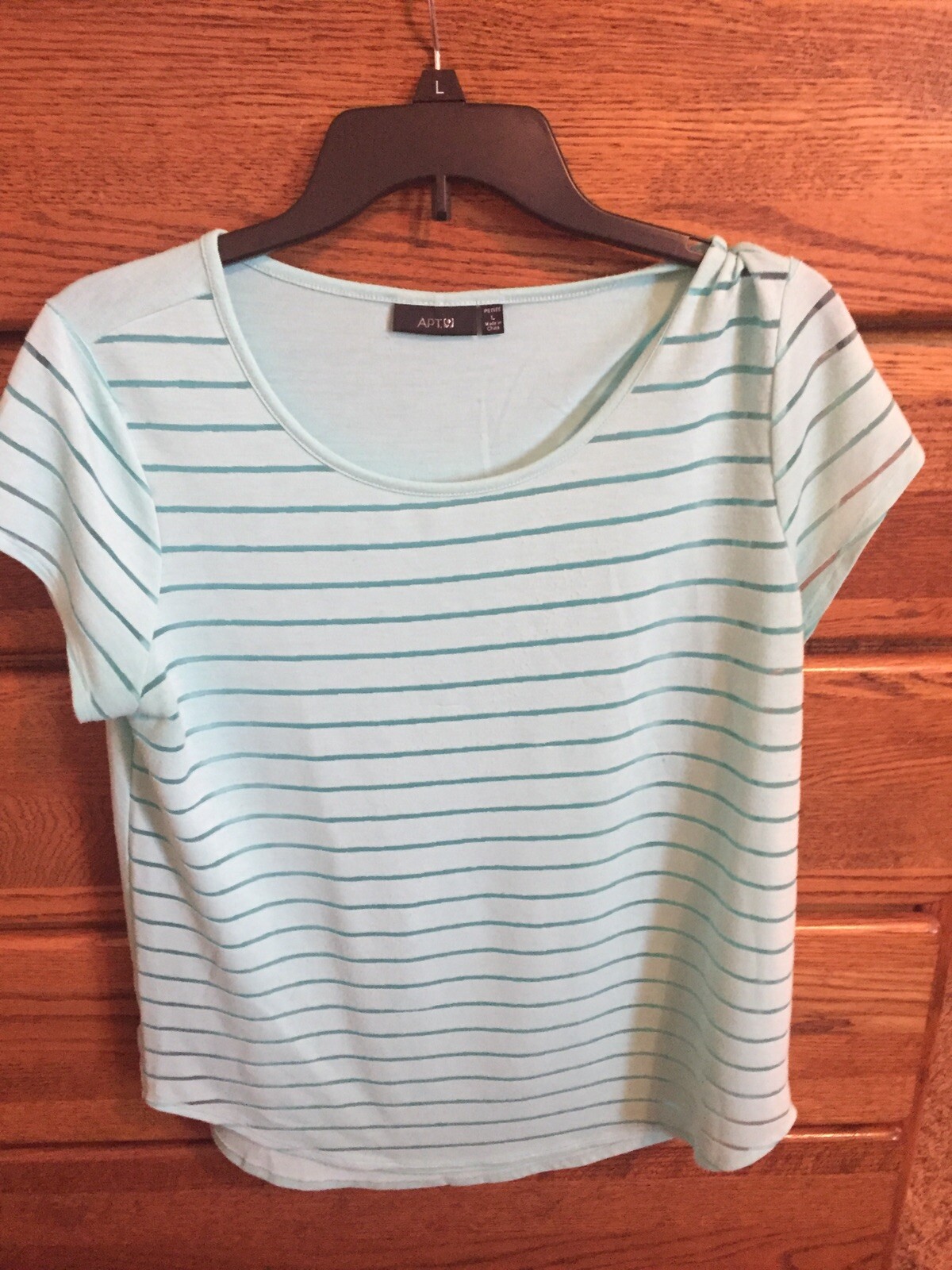 Womens Short Sleeve Top Size Large eBay