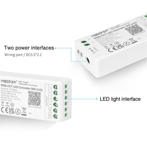 Controlador MiLight WiFi Tuya MiBoxer atenuador tira LED CCT RGB RGBW RGBCCT 2.4G - Imagen 27 de 38