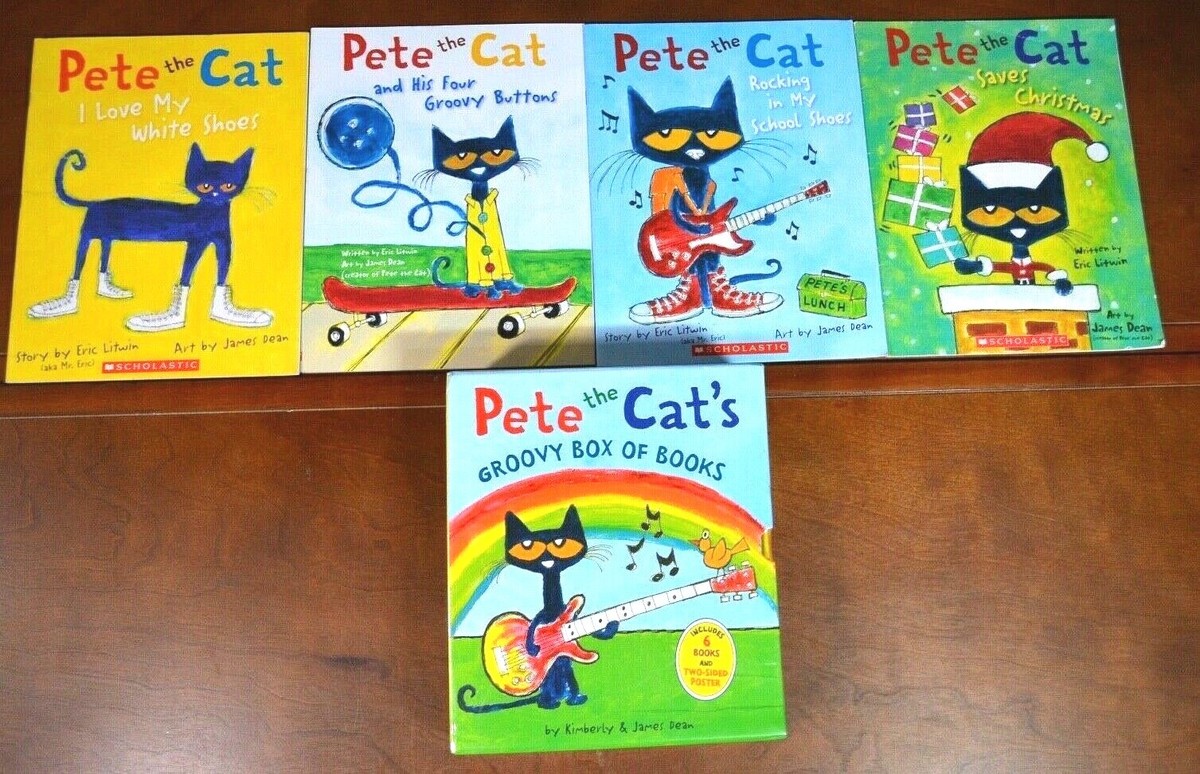 Lot 10 PETE THE CAT Picture Books & Readers James Dean School